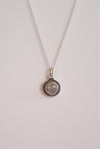 Colgante Chandra de Piedra Luna en plata