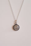 Colgante Chandra de Piedra Luna en plata