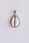 Colgante concha plata de ley