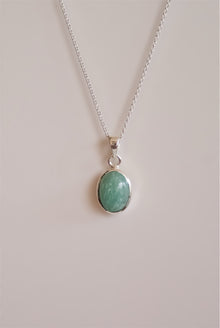  Colgante de Amazonita en plata