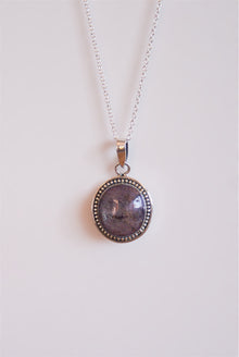  Colgante Rubí en plata