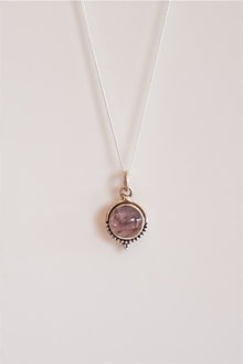  Colgante Kali de Turmalina rosa en plata