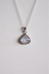 Colgante lagrima piedra luna