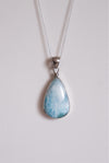 Colgante Larimar en Plata