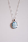 Colgante Larimar en Plata