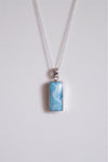 Colgante Larimar en Plata