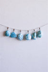 Colgante larimar plata de ley