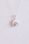 Colgante ojo de shiva plata de ley