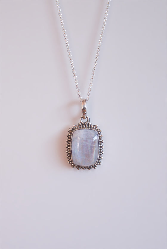 Colgante Piedra Luna en Plata