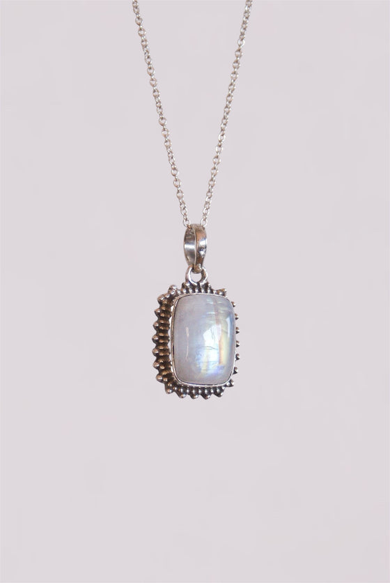 Colgante Piedra Luna en Plata