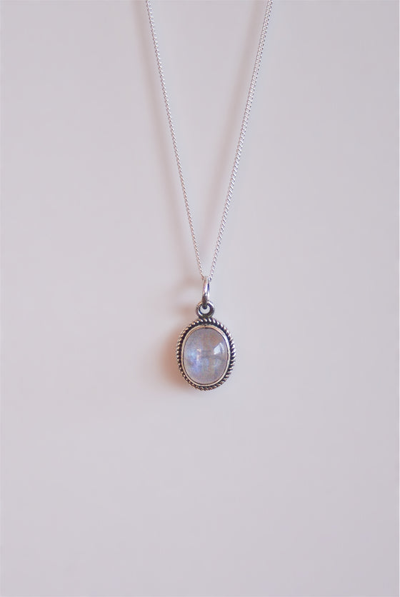 Colgante Saraswati de Piedra Luna