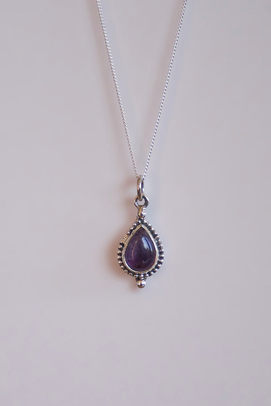 Colgante Shakti de Amatista en plata