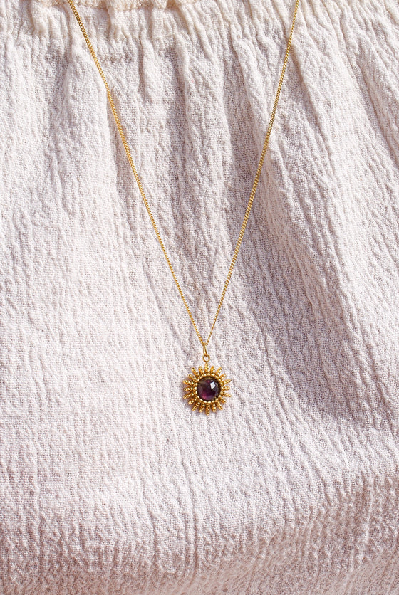 Colgante Sol Amatista