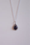 COLGANTE SURYA DE AMATISTA EN PLATA