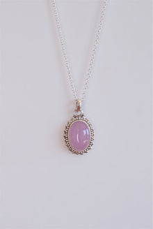  Colgante Surya Cuarzo Rosa en plata