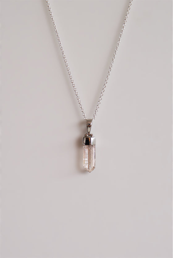 Colgante de topacio imperial en plata