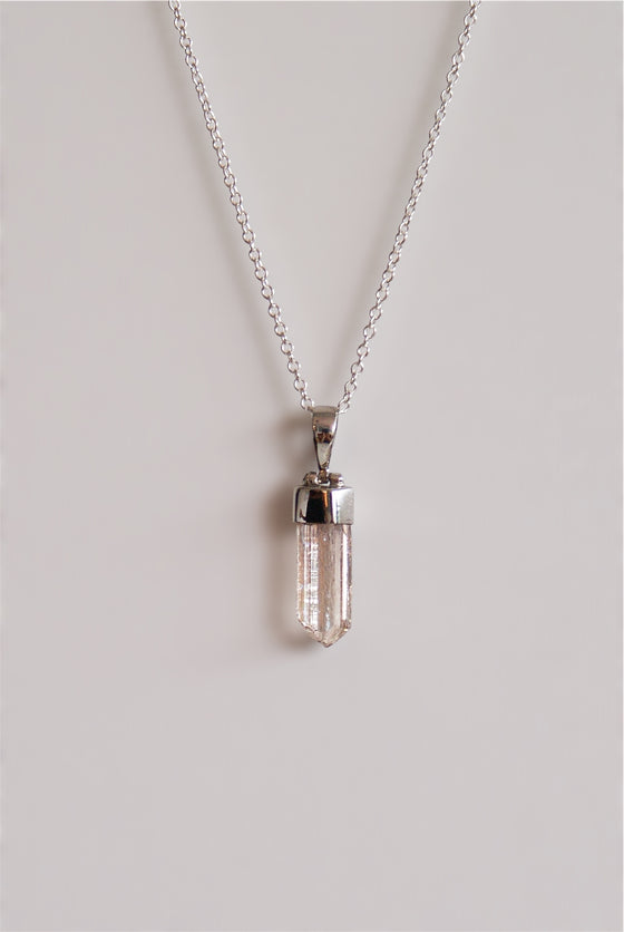 Colgante de topacio imperial en plata