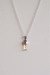 Colgante de topacio imperial en plata