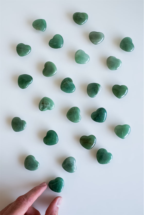 Corazón de aventurina pequeño