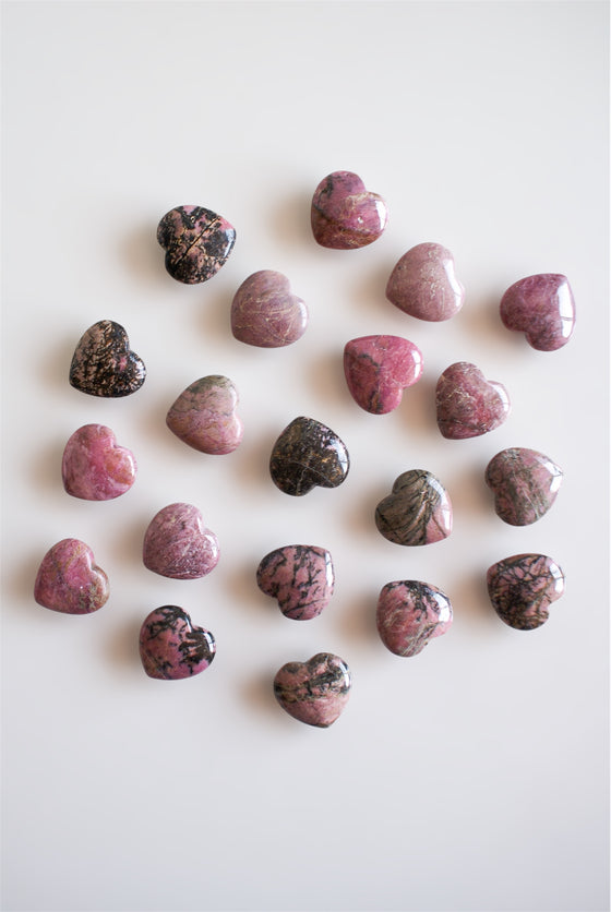 Corazón de Rodonita