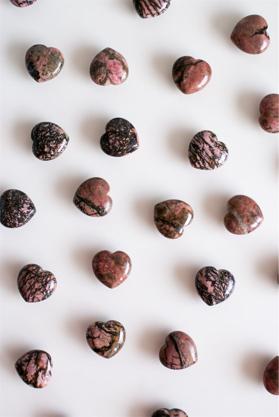 CORAZÓN DE RODONITA