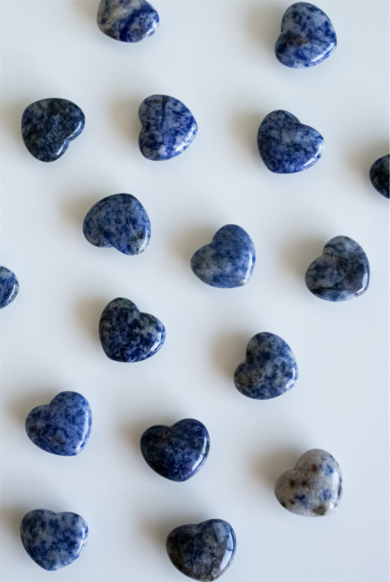 Corazón de Sodalita pequeño