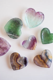  CUENCO CORAZÓN DE FLUORITA