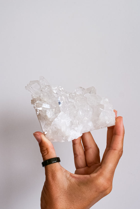 Drusa de Cuarzo Cristal