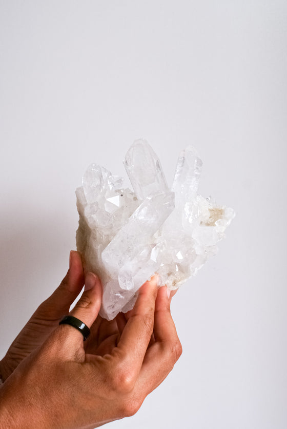 Drusa de Cuarzo Cristal calidad extra
