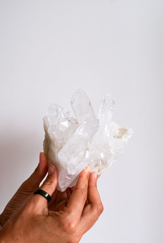 Drusa de Cuarzo Cristal calidad extra