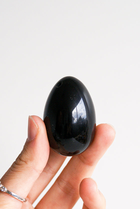 Huevo yoni de Obsidiana