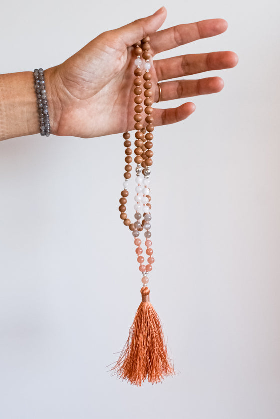 Japa Mala de Adularia