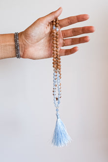  Japa Mala de Aguamarina