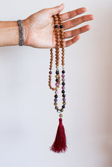  Japa Mala de Turmalina Color