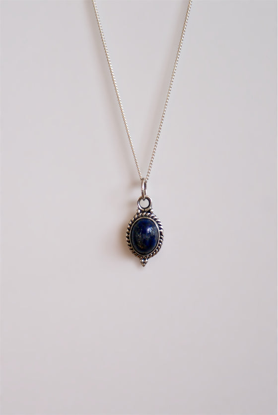 Colgante Shakti de Lapislázuli en plata