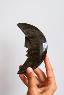  Media Luna de Obsidiana Dorada