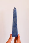 Obelisco de Cuarzo Azul