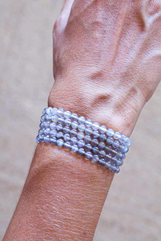 Pulsera infantil de labradorita calidad extra