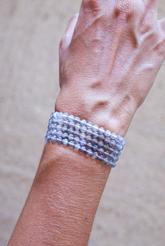 Pulsera infantil de labradorita calidad extra