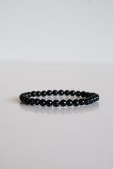  Pulsera infantil de turmalina negra