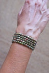 Pulsera infantil de jaspe unakita