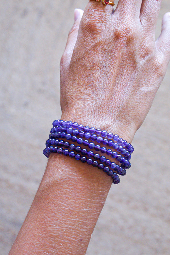 Pulsera de Amatista 4mm