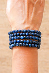Pulsera cianita azul