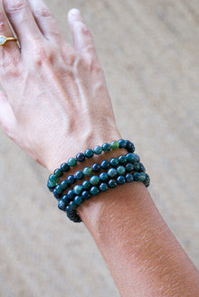  Pulsera de Ágata Musgosa 6mm