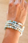 Pulsera de amazonita rustica