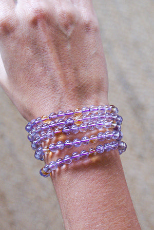 Pulsera de Ametrino 6mm