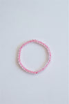 Pulsera de Cuarzo Rosa talla infantil de 4mm