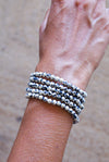 Pulsera de Jaspe Dálmata 4mm