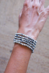 Pulsera de Jaspe Dálmata 4mm
