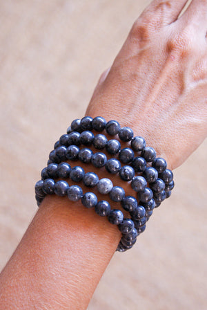 Pulsera de Larvikita